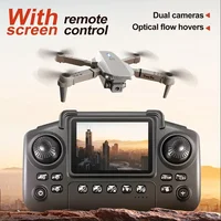 2025 E88 Drone HD double caméra, contrôle d'écran aucun téléphone nécessaire, décollage/retour à une touche, application Wi-Fi, chargement USB, résistant aux chutes, 3