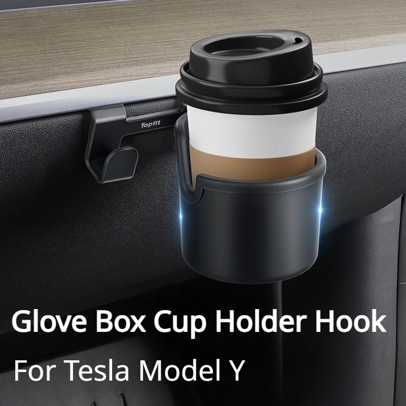 GloveBoxCupHolderHookforTeslaModelYCarInstrumentPanelWater