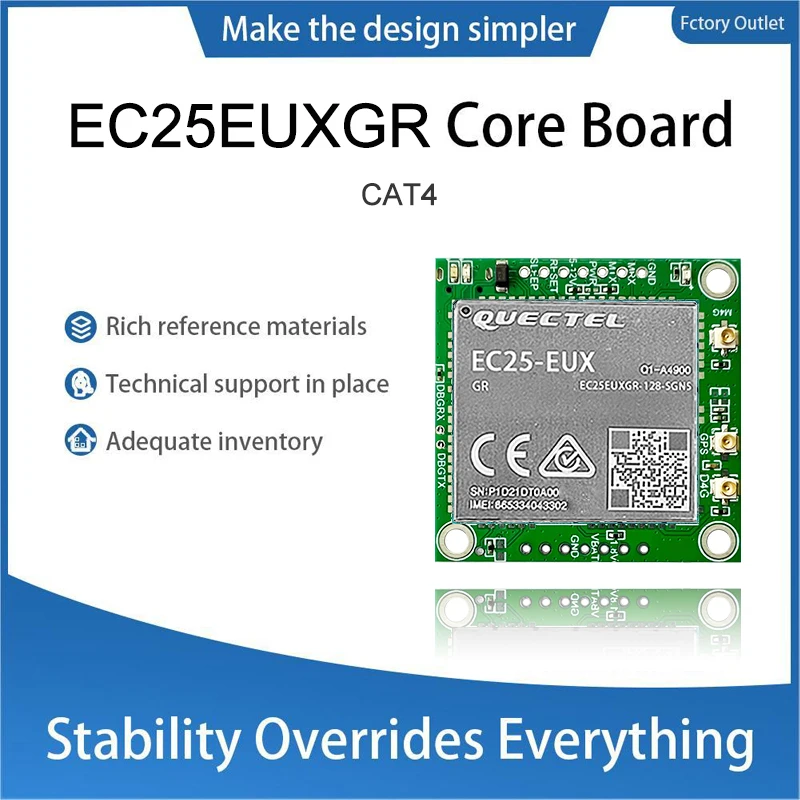 

Макетные платы LTE CAT4 EC25EUXGR EC25EUXGR-128-SGNS Core Board 1 шт.