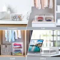 Shoe Boxes Clear Plastic Stackable, 18 Pack Premium Shoe Organizer Storage for Closet Space Saving Foldable Shoe Rack Containers 2