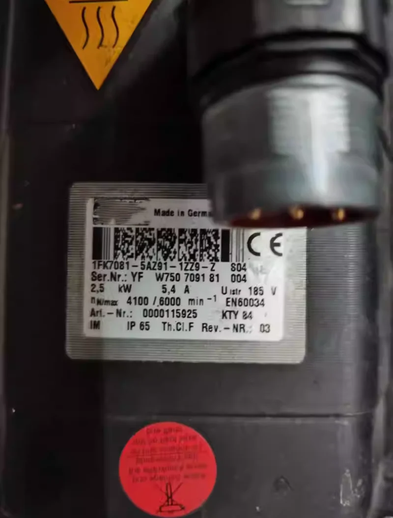 00-115-925  servo motor 1FK7081-5AZ91-1ZZ9-Z S04