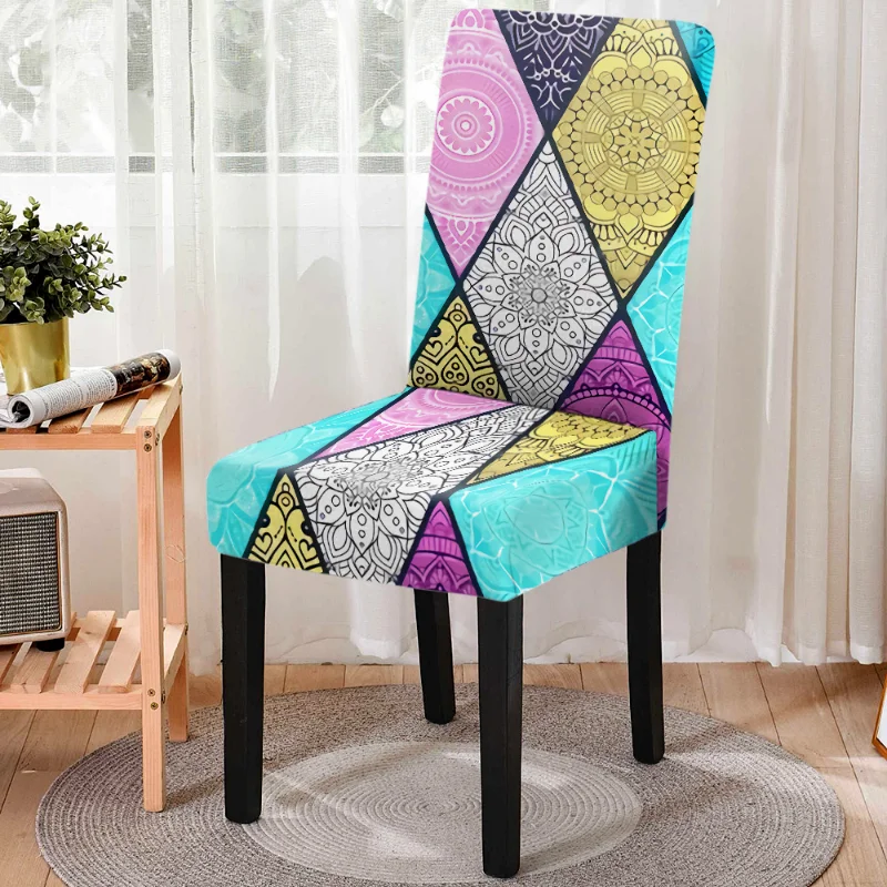 Removable Chair Cover Mandala Seat Covers Office Chairs Cover Chair