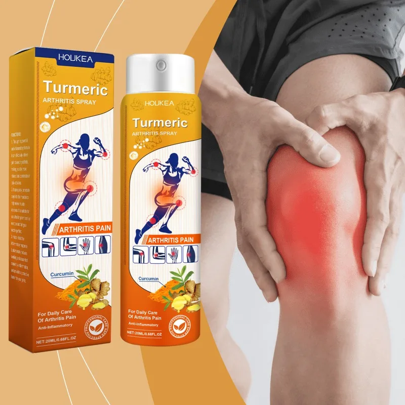 Turmeric Arthritis Spray Soothing Relieve Pain for Neck Waist Back Hand Feet Advanced Herbal Cooling Treatment Joint Skin Care