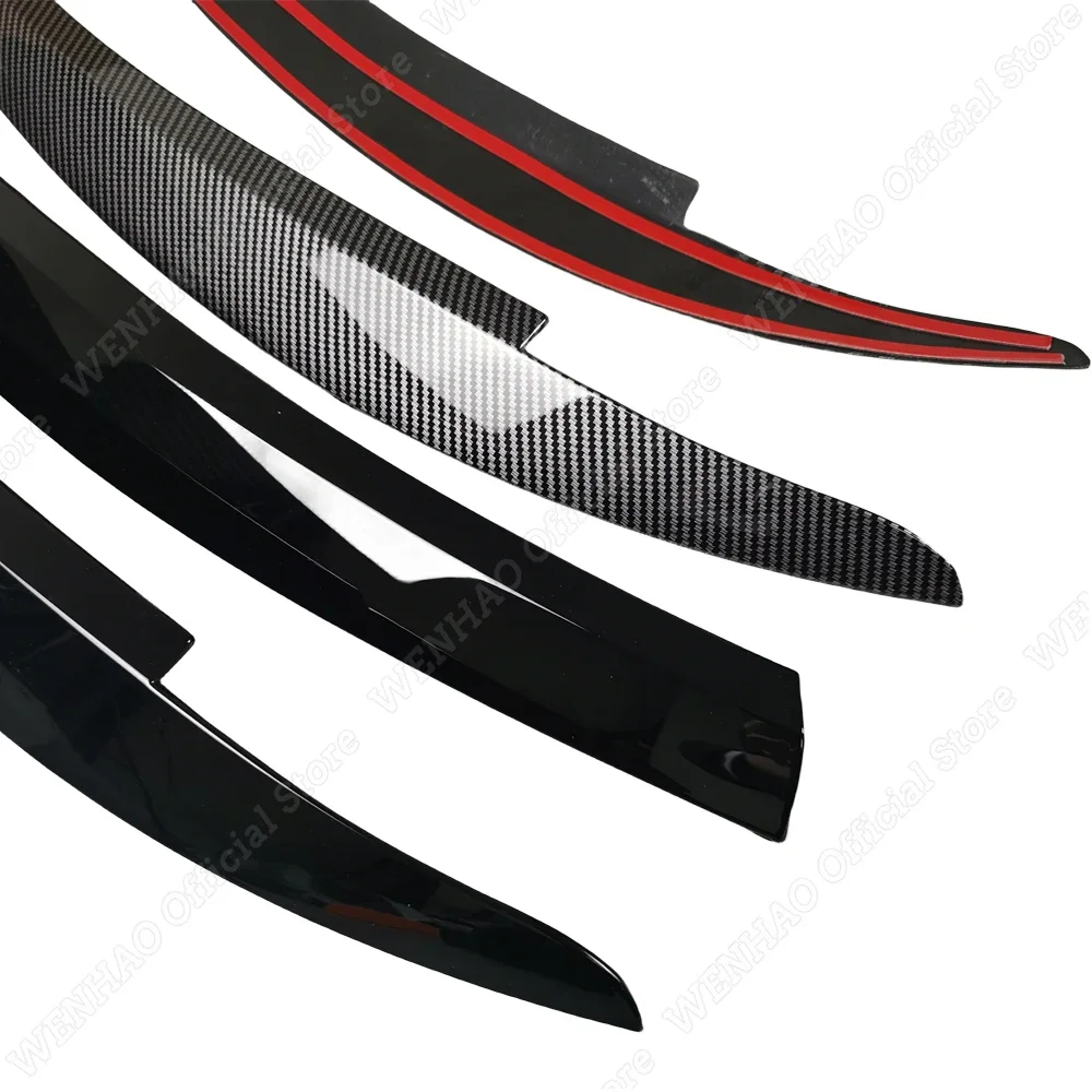 For Volkswagen VW Scirocco 2008- Fog Front Light Frames Cover Trim Racing Sticker Grille Carbon Look car headlight frame cover