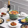 Morphyrichards 220V Multi Pot Electric Hotpot Household 3L Split Double Flavour Hotpot Electric Frying Pan Electric Cooker 3