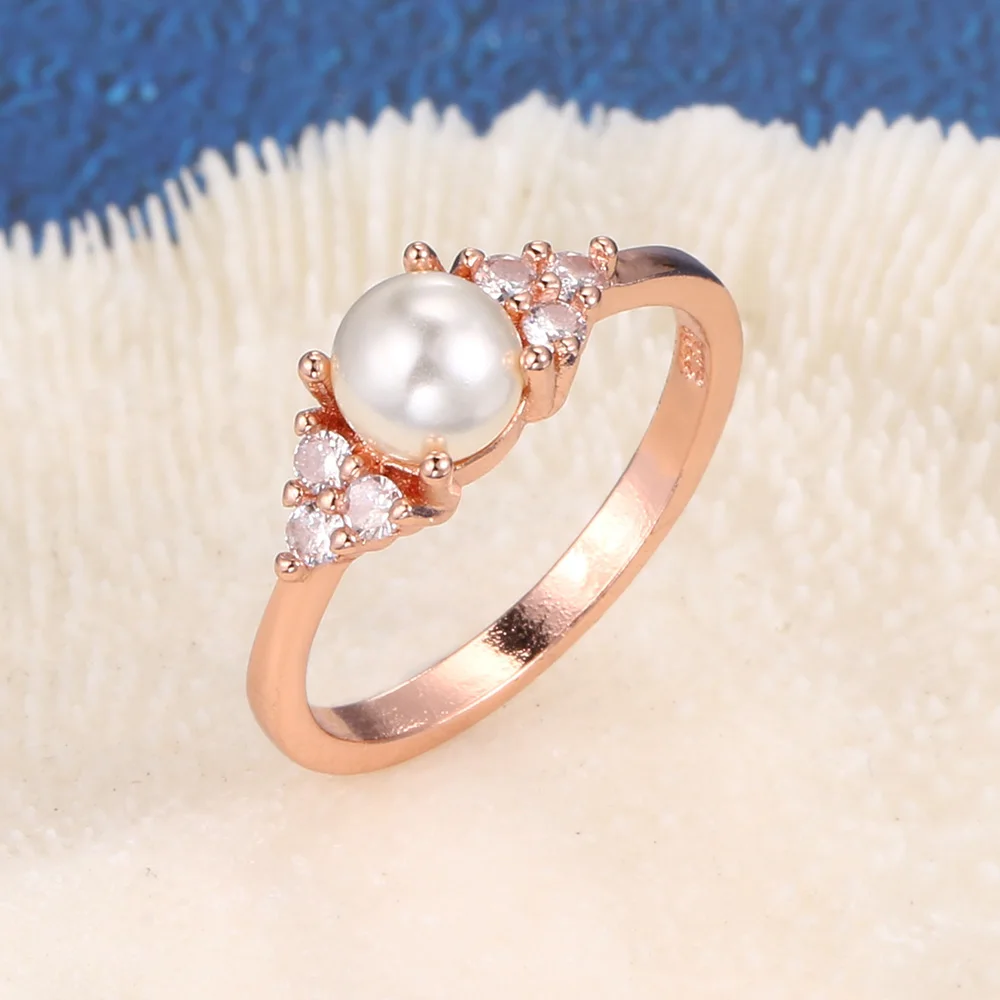 Rings For Women gold color Engagement Anniversary Gift KCR263