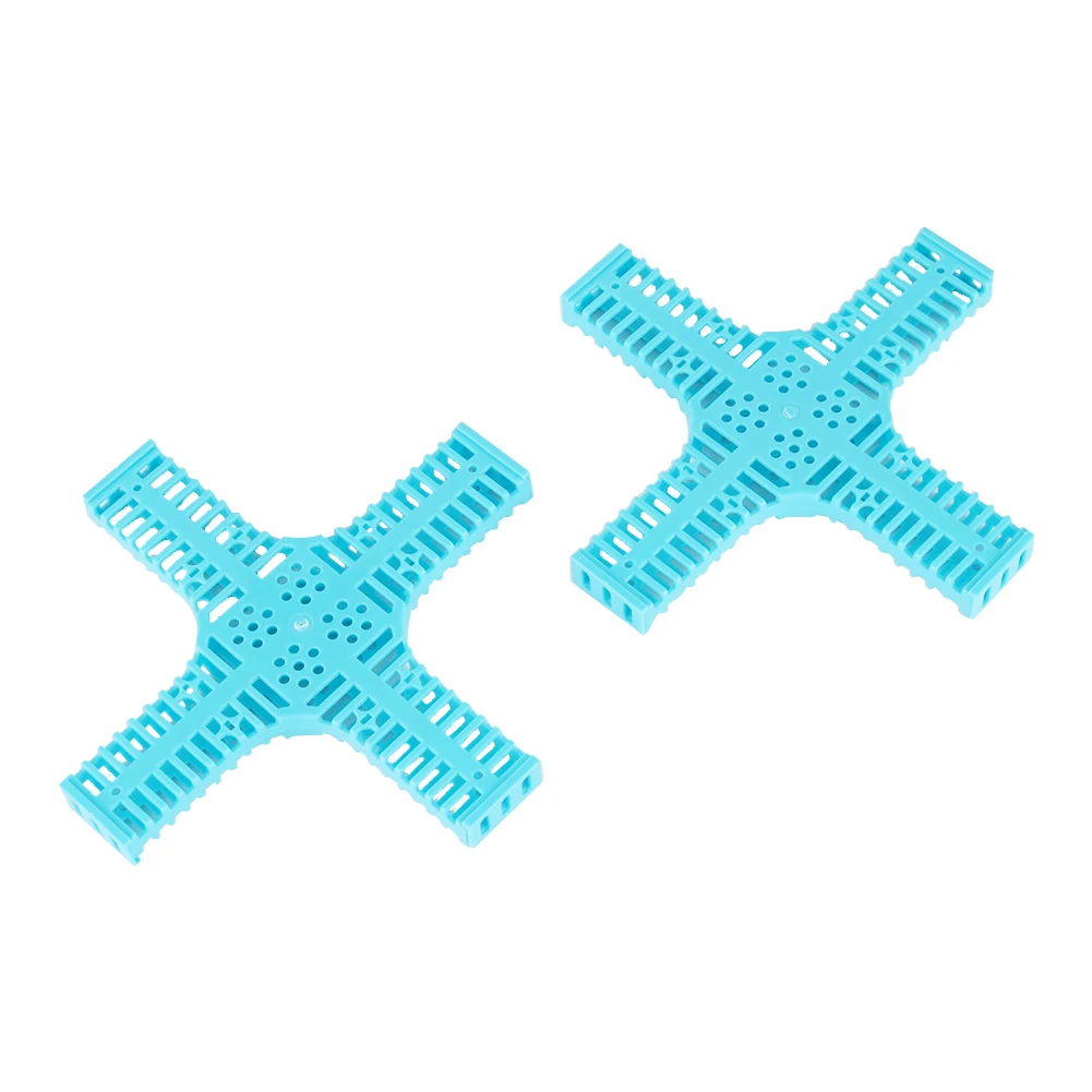 2 Pcs Cross-shaped Queen Bee Anti-escape Box Plastic Bee Cage Queen Cage Space Is Large And Easy To Use Beekeeper Supplies