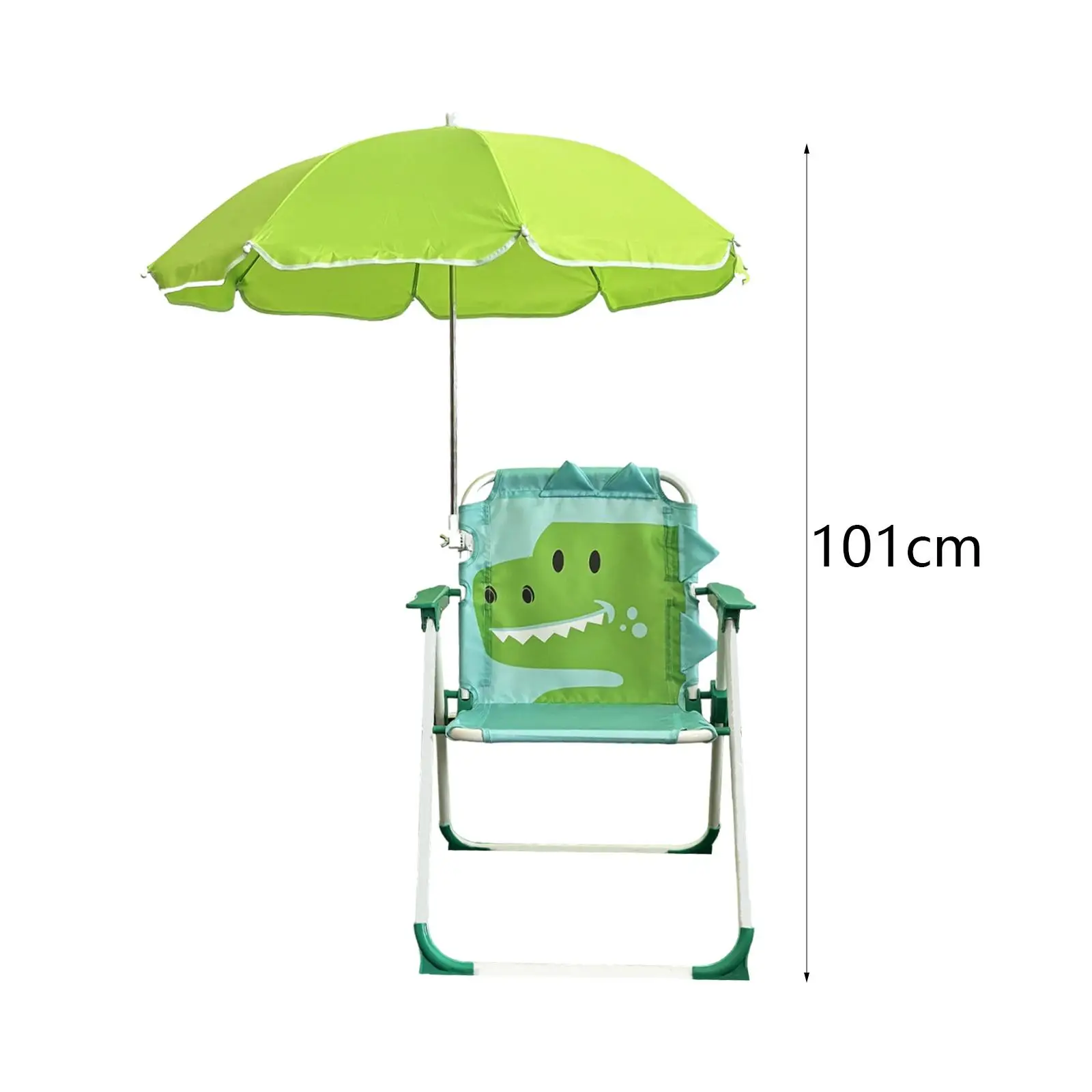 Kids Camping Chair with Umbrella Steel Portable for Park Camping Backpacking