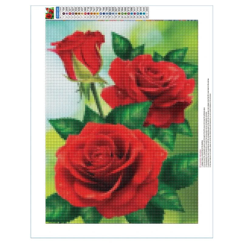 5D DIY Diamond Painting Bouquet Rose Embroidery Cross Stitch Rhinestone Mosaic Painting Full Drill Decoration Birthday Gift diamond painting,embroidery rhinestones