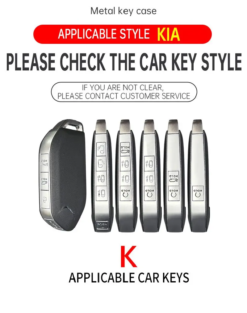 Neue Mode Auto Schlüssel Abdeckung Für Kia EV3 EV5 EV6 EV9 K5 K8 Karneval Sorento Hybrid Telluride Picanto 2023 2024 2025 Fernbedienung Fob Fall – Detail 1
