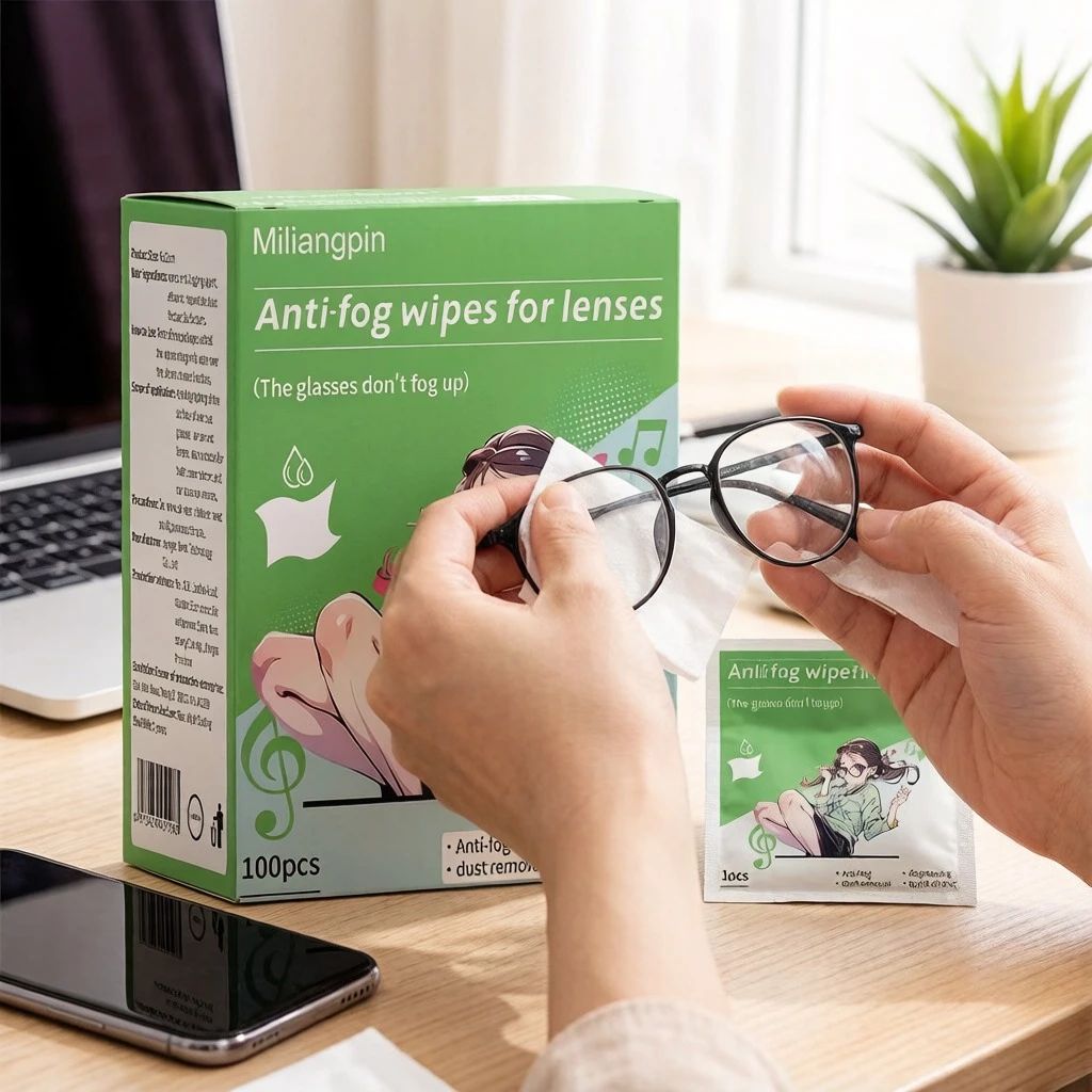 Premium Eyeglass Screen Cleaning Wipes - Alcohol-Infused, Non-Woven, Scratch-Resistant