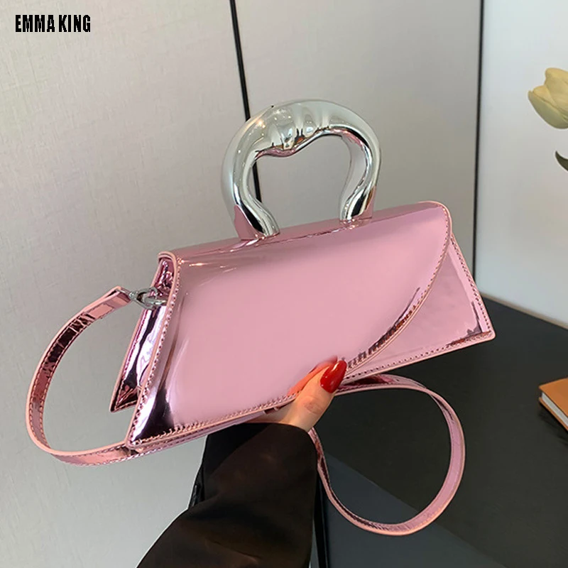 

Женский клатч из лакированной кожи, вечерняя сумка-конверт, модный элегантный длинный кошелек, женские сумки на плечо, сумочка для свадьбы и вечеринки, 2024