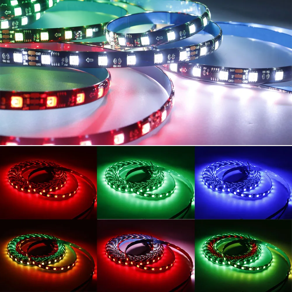 WS2814 RGBW, RGBNW, RGBWW, 4 in 1 주소 지정 가능 LED 스트립, SK6812, WS2811 과 유사, 5050 LED 조명, 60 픽셀/m, IP30, 65, 67, DC12V, 