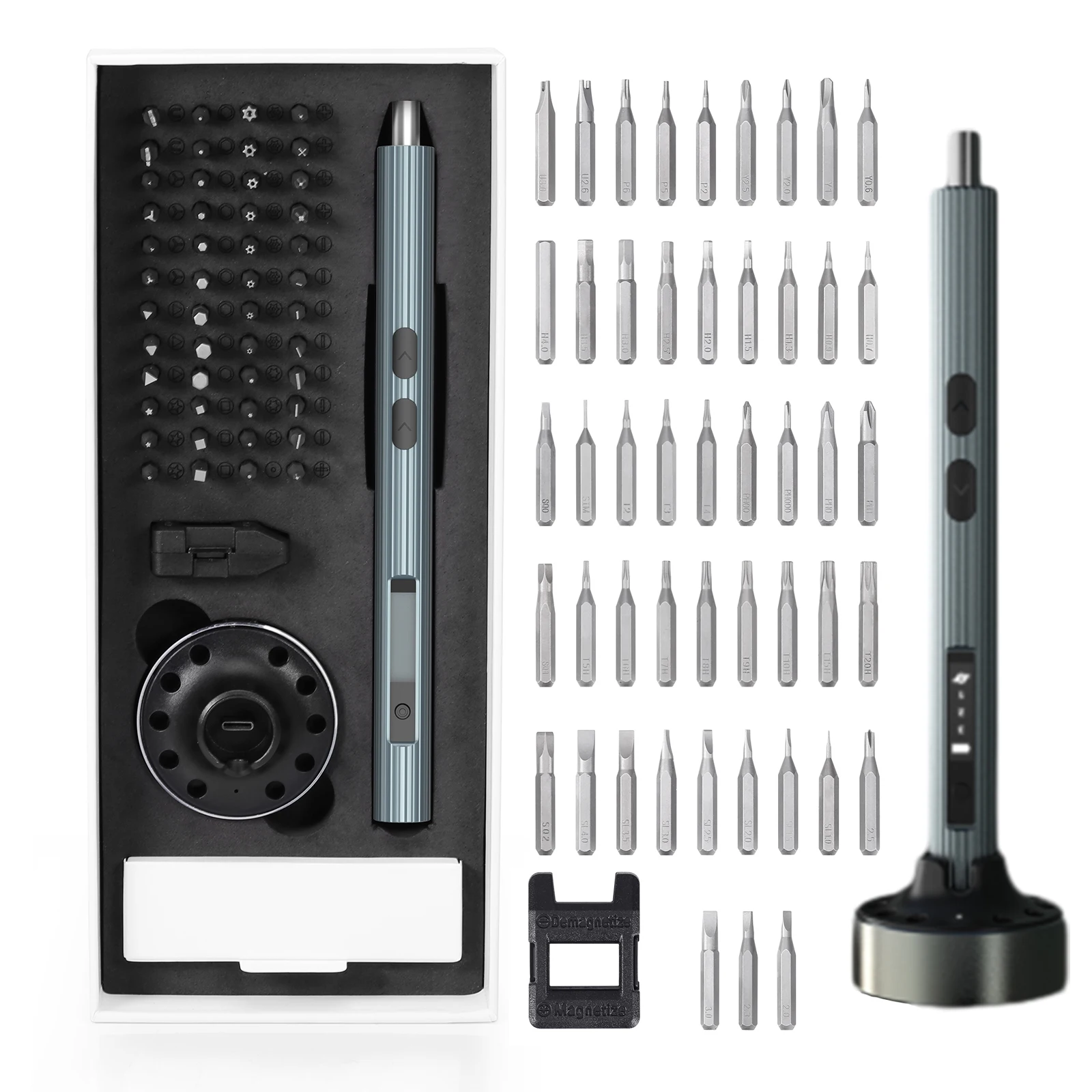 ORIA Precision Electric Screwdriver Set 52 in Cordless Repair