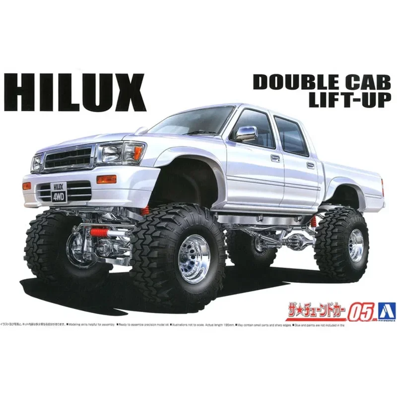 Aosima 06131 1/24 Ln107 Hilux Double Cab Lift-Up '94 Fuoristrada Sport Vehicle Car Toy Kit Di Montaggio Per Modellismo In Plastica