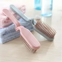 Foldable Hair Comb Portable Detangling Hair Brush Hair Brush Anti Static Head Massager Travel Combs Hair Styling Accessories 2