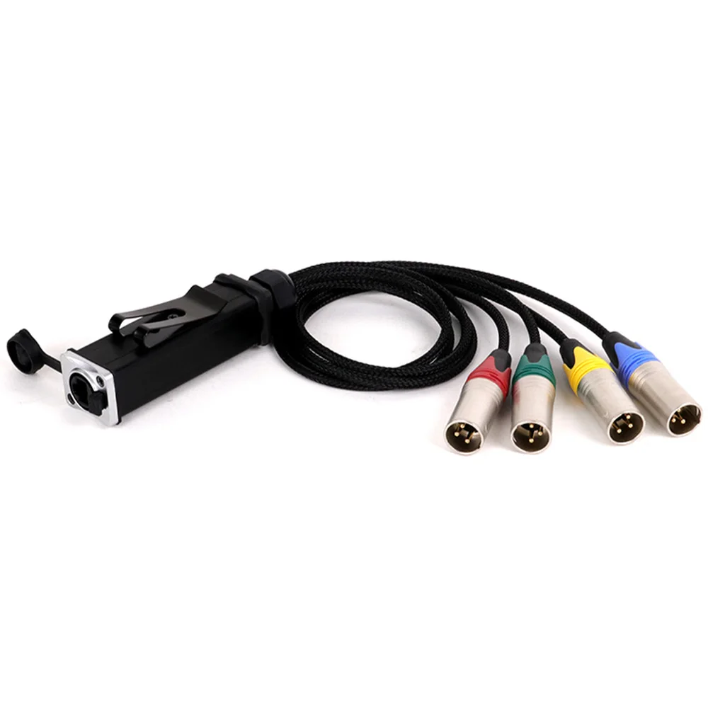 rj45 cat5 a 4 canais xlr impermeavel 01