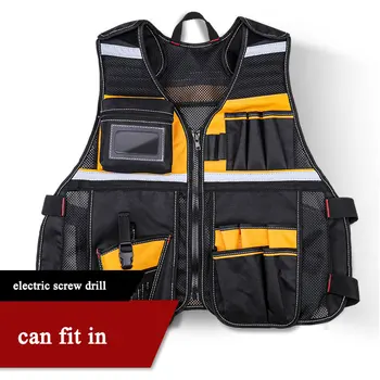 Maintenance Electrician's Professional High-quality Thickened Canvas Vest