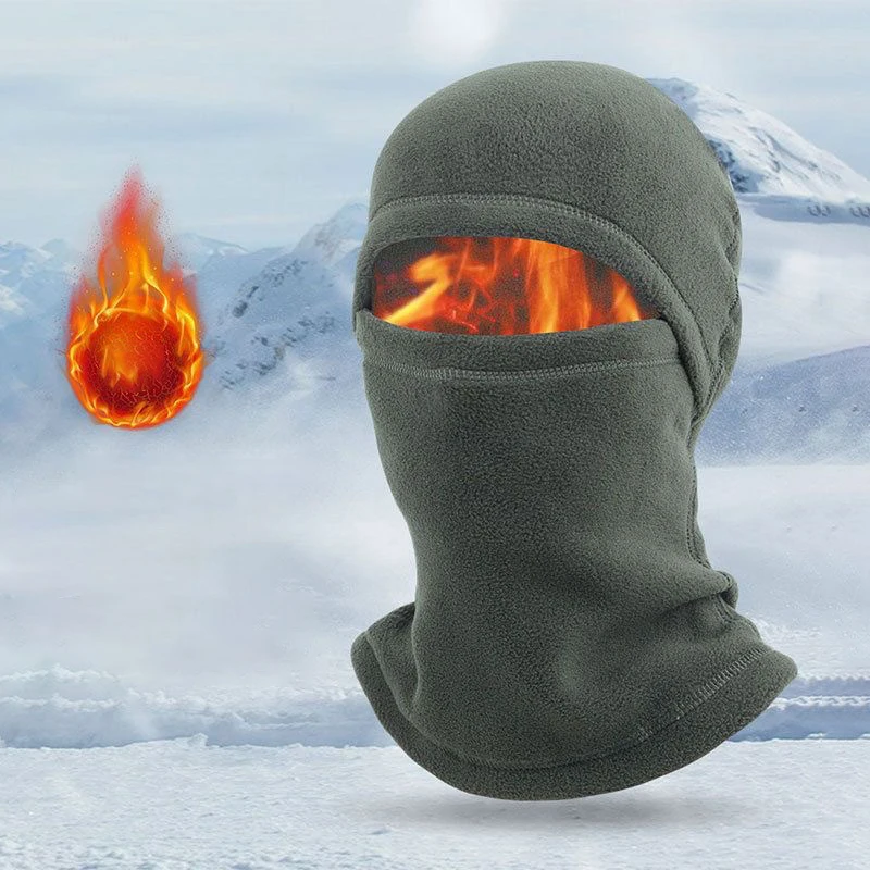 

Зимняя Флисовая Балаклава, маска на все лицо, теплый лыжный шлем, шапка для спорта, велоспорта, походов, бега, шеи, обогреватель для мужчин и женщин