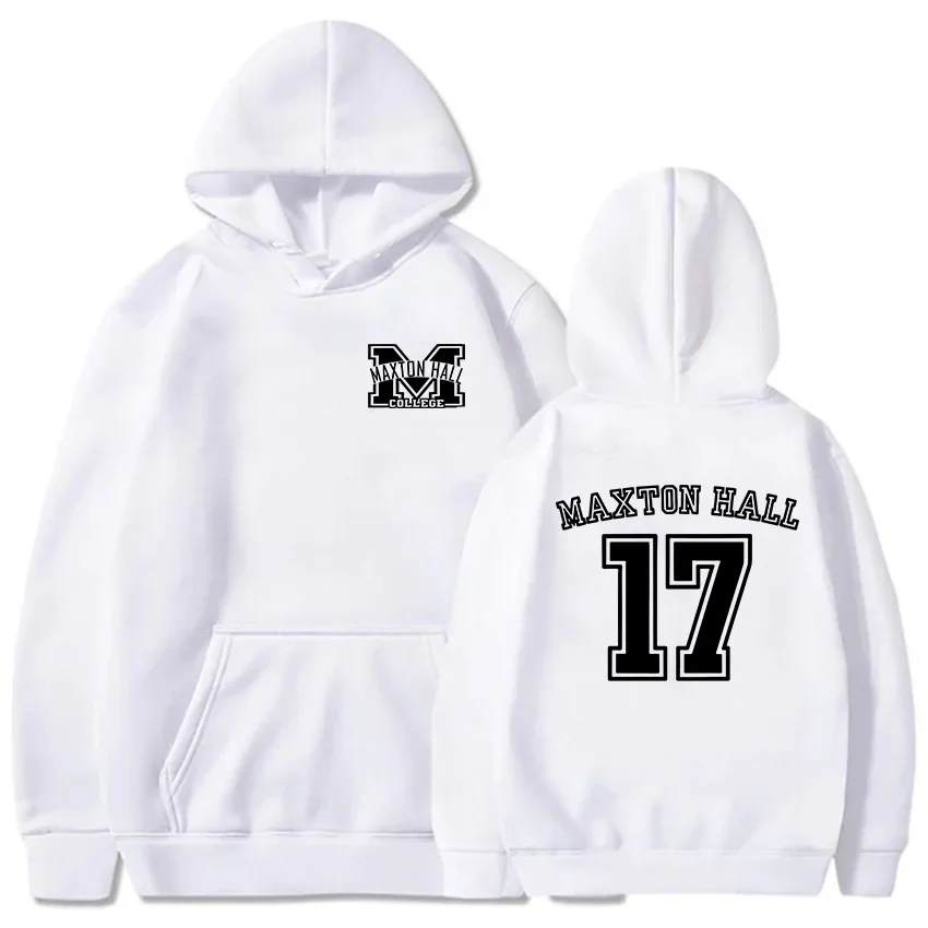 Maxton Hall 17 TV Graphic Hoodie The World Between Us Sweatshirt Sudaderas Para Mujer Casual Unisex Clothing Winter Comfortable 3