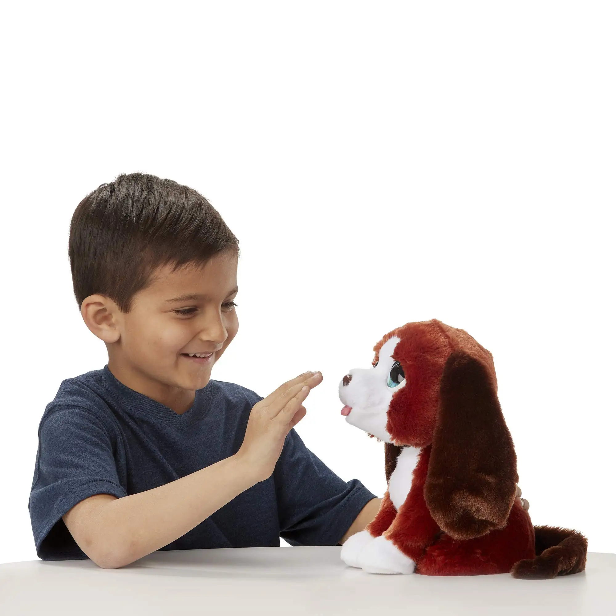 Hasbro – jouet en peluche animal interactif Furreal snackin Sam The brunto  - AliExpress