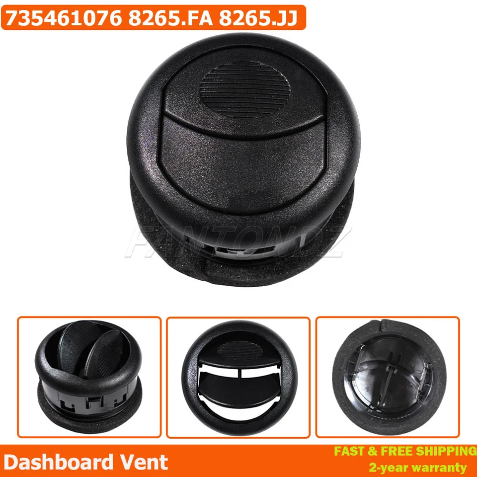 Griglie Aerazione Centrale Per Peugeot Bipper, Citroen Nemo, Fiat Fiorino Qubo - Ricambio OEM