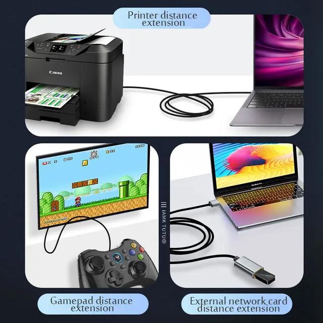 USB 3.0 / 2.0  Extension Cable Male to Female Extender Cable Fast Speed USB 3.0/2.0 Extended for laptop PC USB 3.0 Extension 5