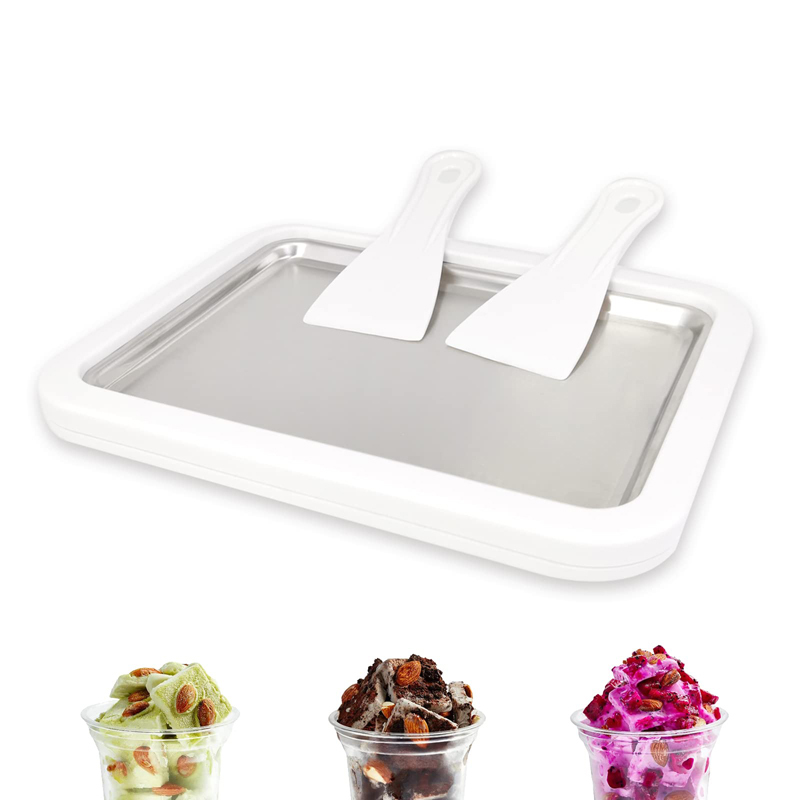 Ice Cream Maker Home Small Stir Fry Yogurt Machine, Summer Children's Handmade DIY Stir Fry Ice Tray Families Kitchen Tools