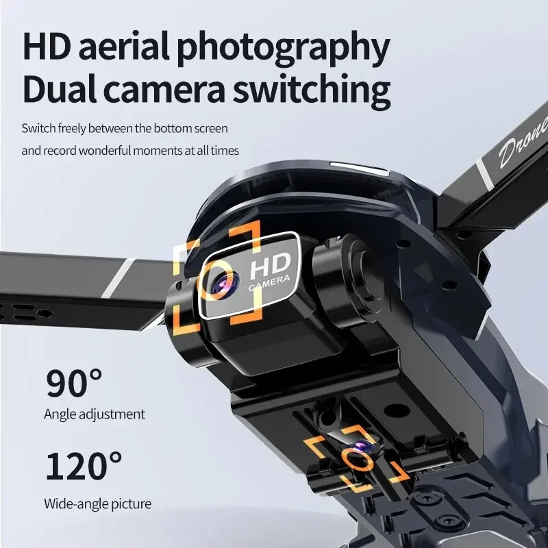 XS9 드론 HD 8K 듀얼 카메라 전문 헬리콥터, 장애물 회피 항공 사진, FPV 쿼드콥터, RC 비행기 장난감, 남아용