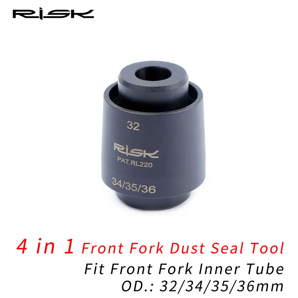 Rischio 4 In1 Mountain Bike Forcella Anteriore Polvere Paraolio Strumenti Per Fox 32/34/35/36Mm Diametro Mtb Bike Shock Seal Ring Installazione