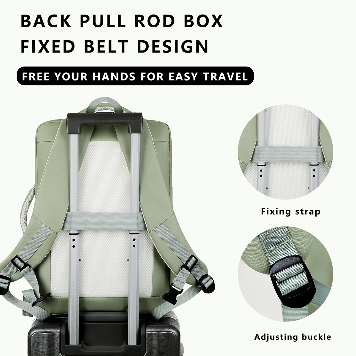 Travel Backpack Men's Business Backpack School Bag USB Rechargeable Backpack Large-Capacity Laptop Fashion Backpack