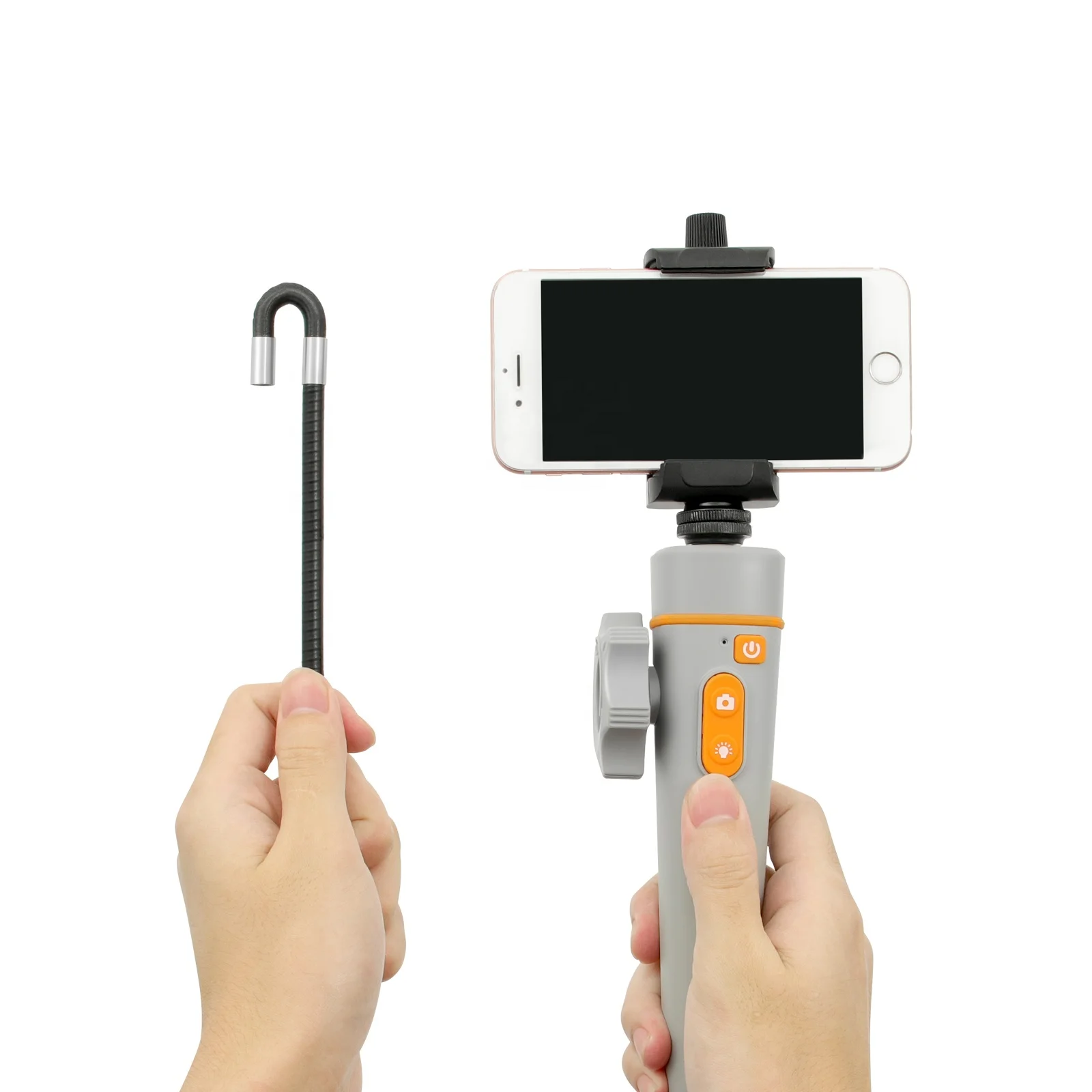 

OEM 1080P HD 180 degree turning endoscope 8mm camera auto repair industrial inspection endoscope