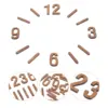 1 Set Quartz Clock Numerals Accessories Arabic Number Roman Numerals Clock Parts Handmade Material Restore Digital Repair Tools 1