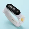 New Xiaomi LED Flower Cute Cartoon Waterproof Sports Bracelet Touch Anime Character Mickey Luminous Cartoon Watch Birthday Gifts 4
