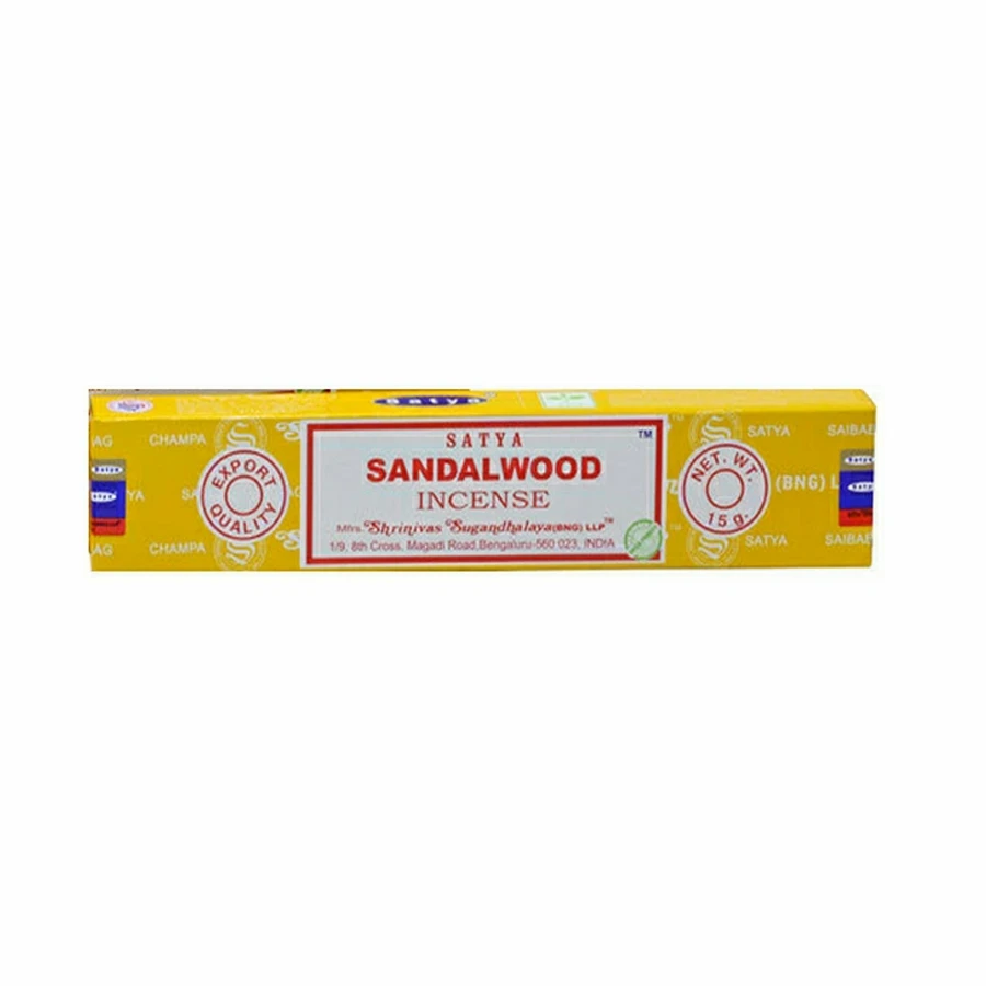 Satya Sai Baba 15g Hand-Rolled Incense Sticks 6 Scents Sandalwood Lavender Dragon's Blood Agarwood Patchouli