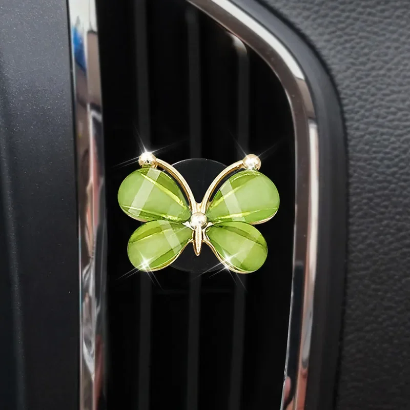 Colorful Butterfly Car Air Vent Clip Decoration Ornament