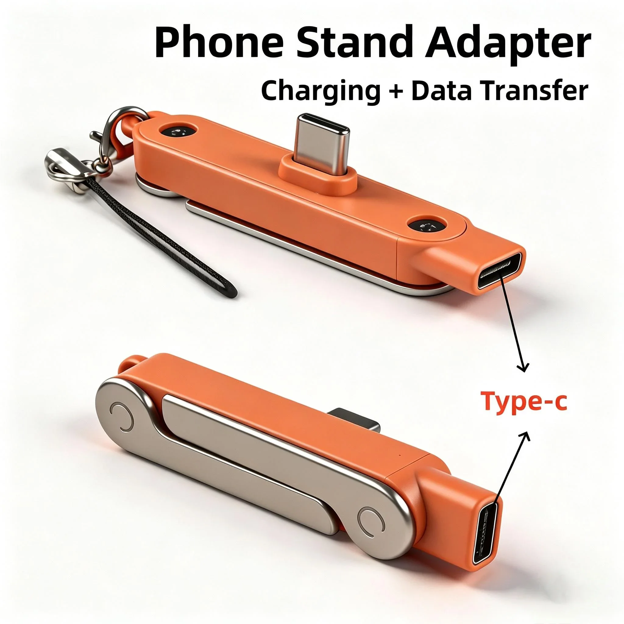อะแดปเตอร์ชาร์จ Type-C 240W ชาร์จเร็ว พร้อมที่วางพับได้