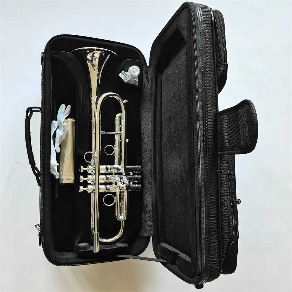 XYTR-M4 professional Bb trumpet with amado water key best quality case