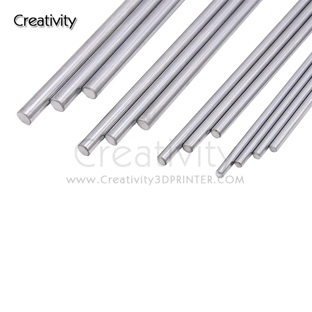 

1PCS D8 Optical axis 6mm 8mm 10mm 12mm linear shaft 3d printer parts 8mm 400mm Cylinder Chrome Plated Liner Rods axis