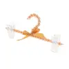 23cm Imitation Pearl Beads Clothes Hanger With 2 Clips 5