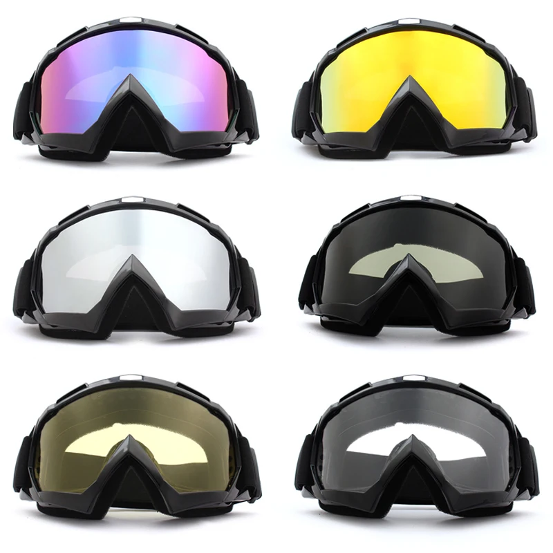 Skiing Goggles Windproof Cycling Motorcycle Goggles Anti-Fog Ski Goggles Snowmobile Eyewear Outdoor Sport Snow Snowboard Glasses 2