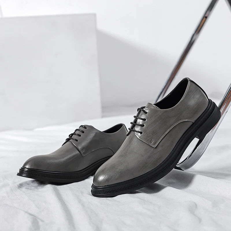 Italian Dress Shoes Men Wedding Party Shoes High Quality Casual Loafer Male Designer Flat Zapatos Hombre Plus Size 47