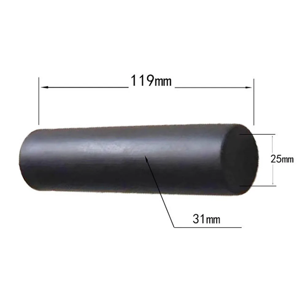 Enjoy Secure Handling 2Pcs Universal Fit Wheelbarrow Rubber Handles Non Slip Grip For Comfortable And Safe