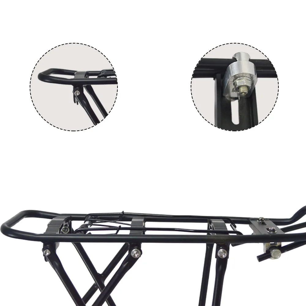 Description Picture 6 of itemQuick Release Aluminum Alloy Bike Rear Rack Universal Bicycle Cargo Carrier for Commuting Touring Comfort Seat Cushion