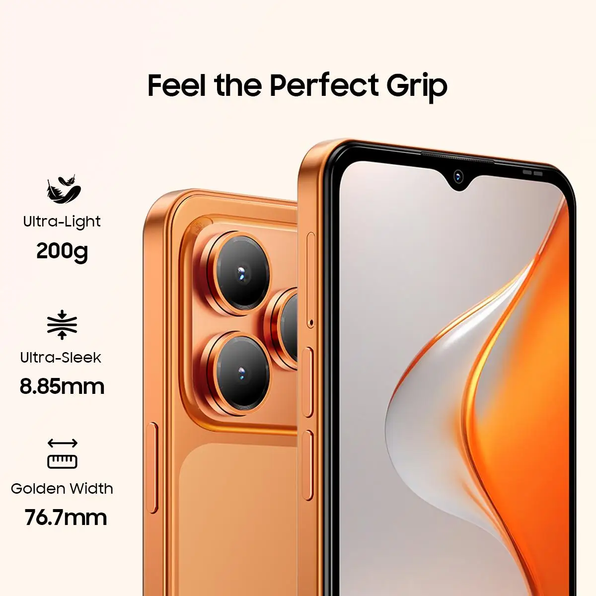 Blackview WAVE 7C Smartphone 4GB+64GB 6.56''HD+IPS Display Android 16 Unisoc UMS312 Tiger T310 5000mAh Battery 4G OTG Cell Phone