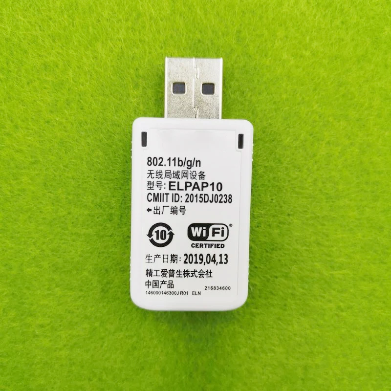 

Original For EPSON WIRELESS WIFI USB LAN ADAPTER ELPAP10 Home Cinema 3200 3800 Home Cinema 4010 5050UB 5050Ube PROJECTOR