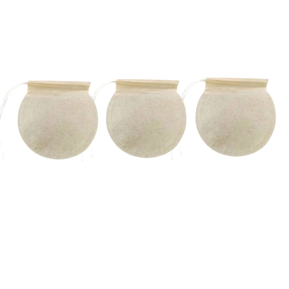 100Pcs Wood Pulp Filter Tea Bag Paper Strainer Disposable Coffee Bag Infuser Loose Leaf Tea Pouch Kitchen Dining Bar Use Premium
