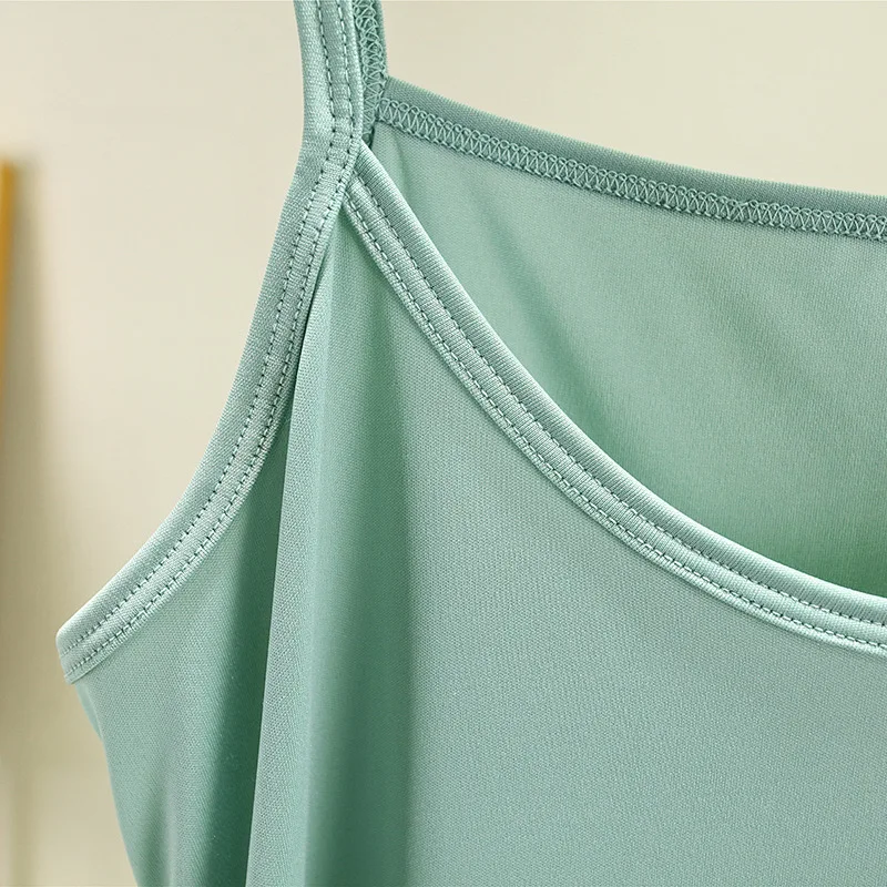 Women Full Slip Dress Seamless Full Slips Under Dress Women Summer Sleeveless Ice Silk Petticoat Underskirt Sexy Slim Strap Nightdress Plus Size