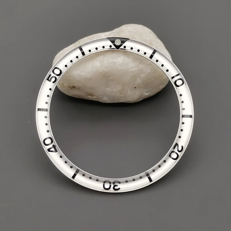 Flat Resin Aluminium Watch Bezel Insert
