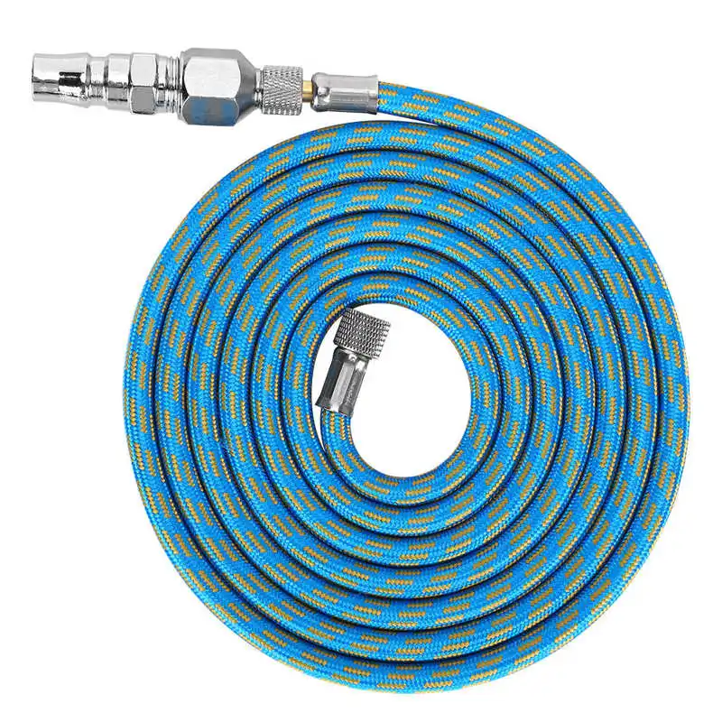 Spray Gun Braided Airbrush Hose Adapter Kit Airhose with 1/8in‑1/4in